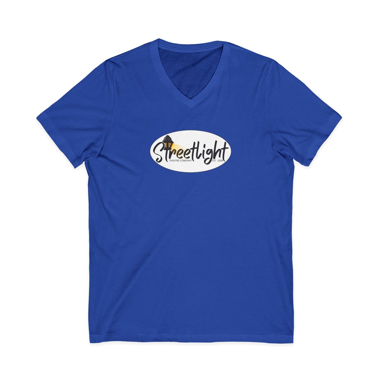 Unisex Jersey Short Sleeve V-Neck Tee