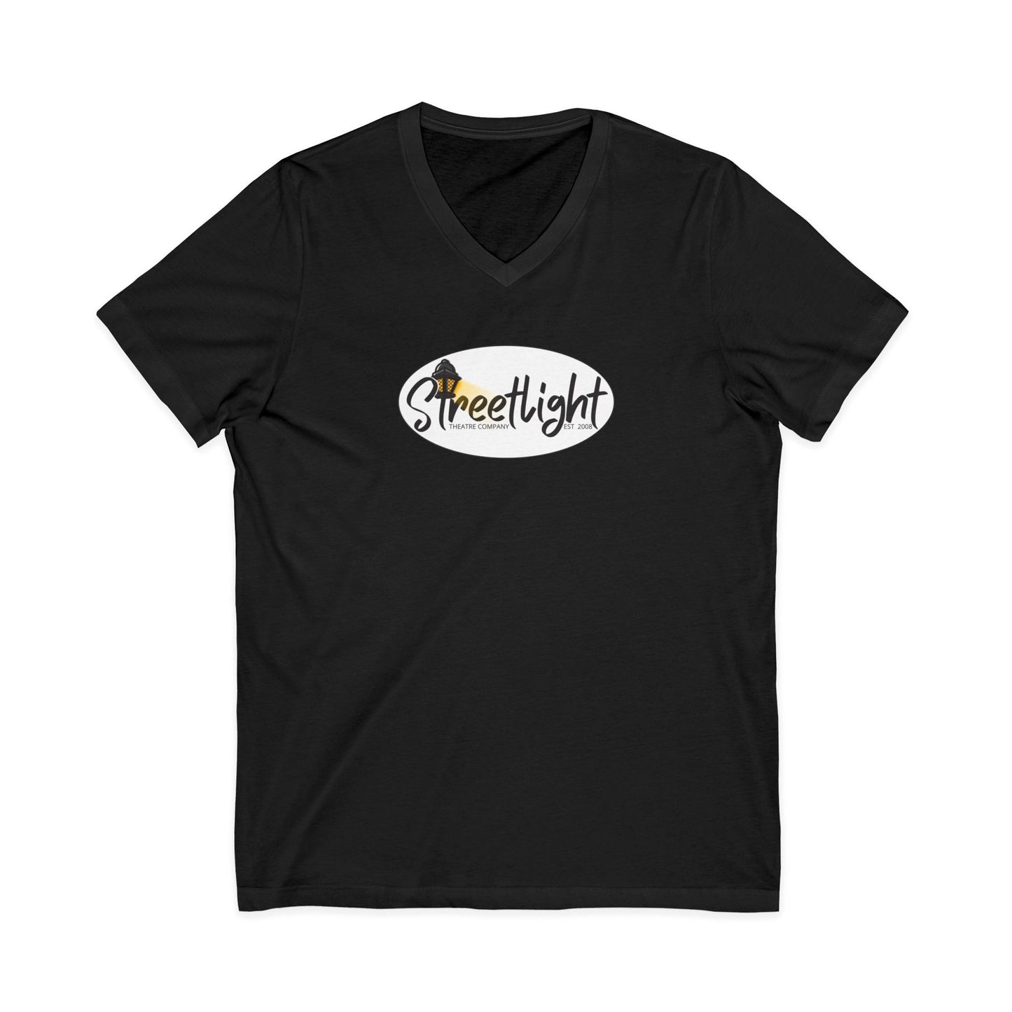 Unisex Jersey Short Sleeve V-Neck Tee