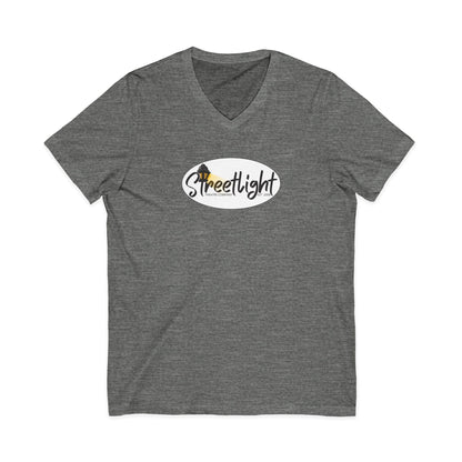Unisex Jersey Short Sleeve V-Neck Tee