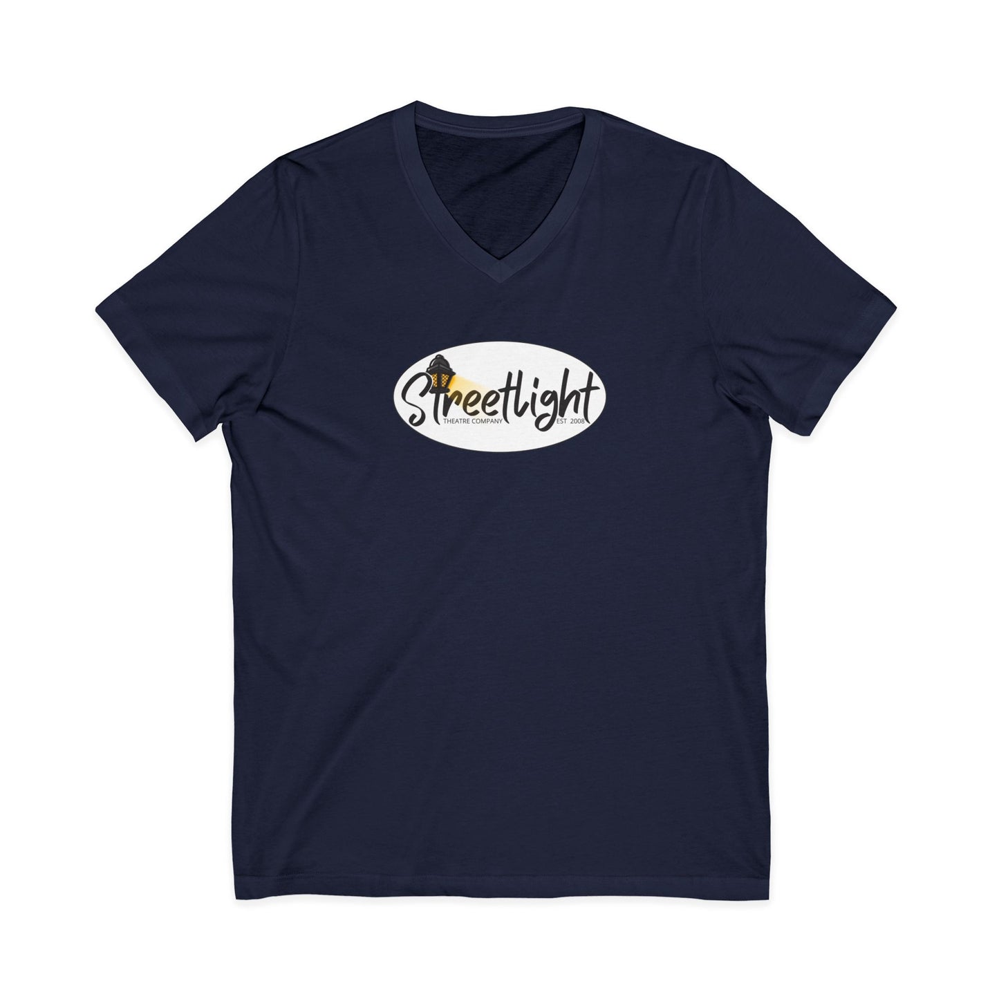 Unisex Jersey Short Sleeve V-Neck Tee