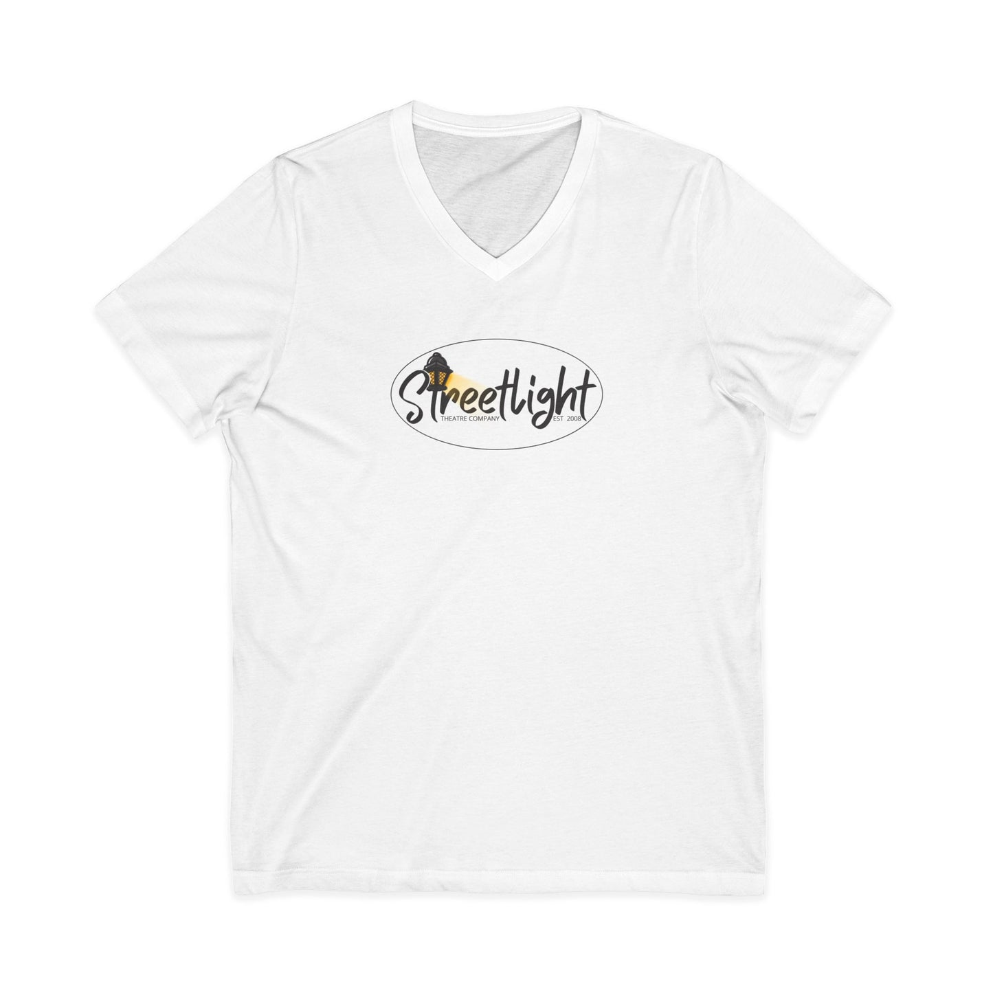 Unisex Jersey Short Sleeve V-Neck Tee
