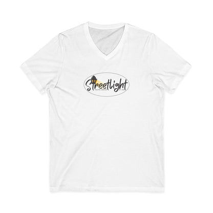Unisex Jersey Short Sleeve V-Neck Tee