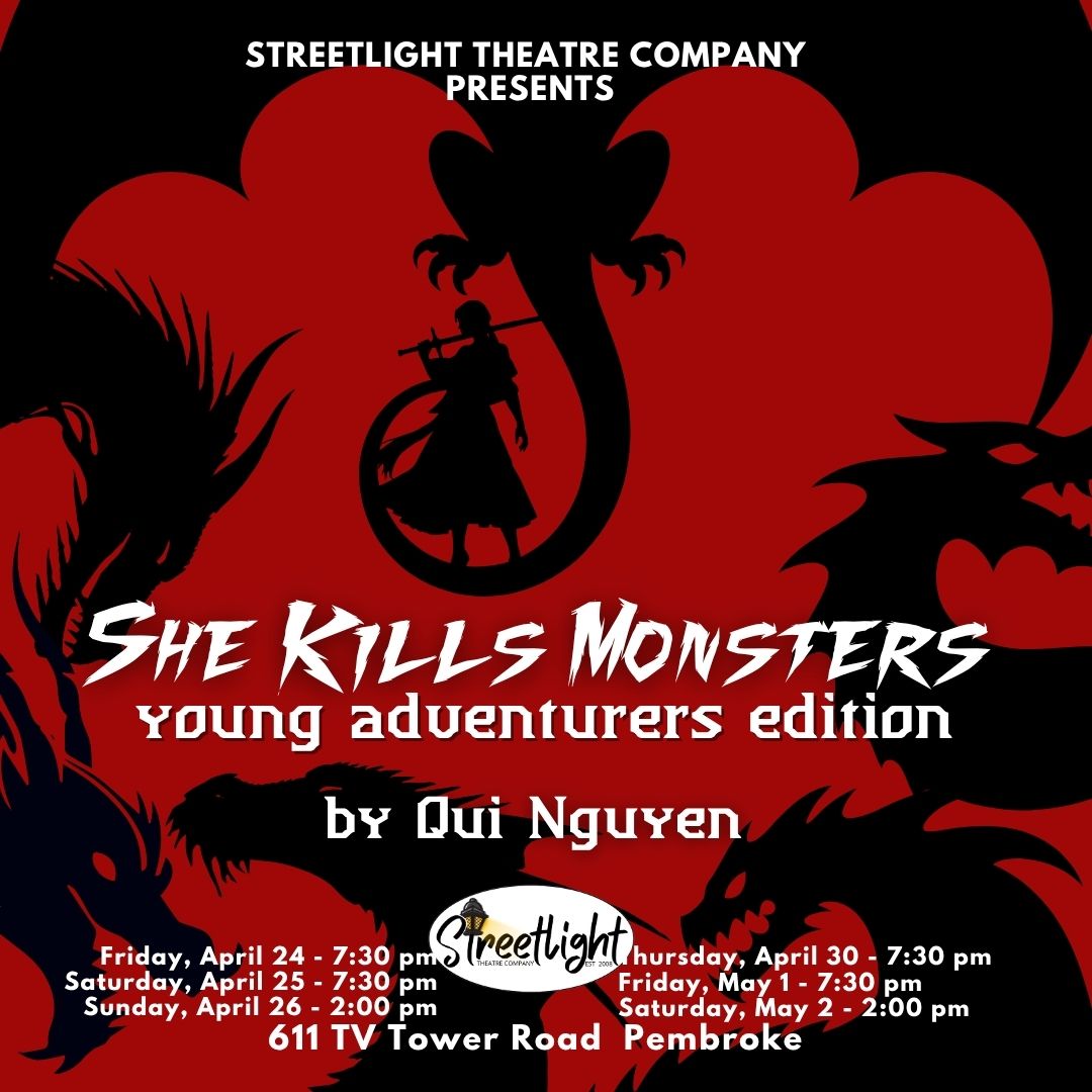 She Kills Monsters: Young Adventurers Edition - Friday, April 24 @ 7:30 pm